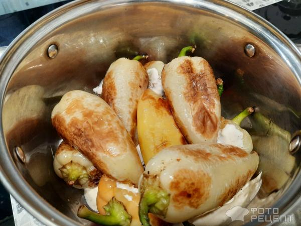 Рецепт: Жареный перец - В сметанно-майонезной заливке! Рецепт: Жареный перец - В сметанно-майонезной заливке!