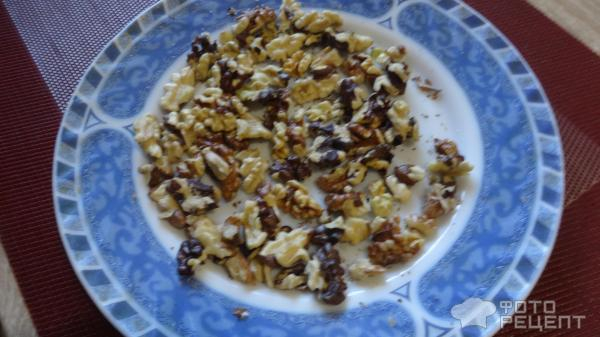 Рецепт: Насыпной творожный пирог с орехами - быстро , вкусно и много... Рецепт: Насыпной творожный пирог с орехами - быстро , вкусно и много...