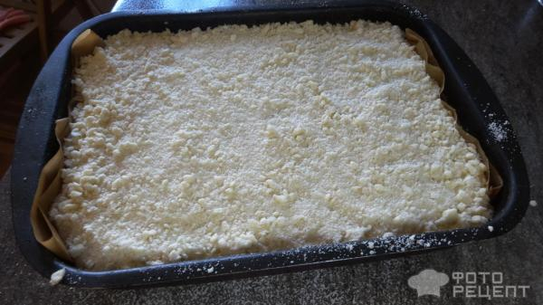 Рецепт: Насыпной творожный пирог с орехами - быстро , вкусно и много... Рецепт: Насыпной творожный пирог с орехами - быстро , вкусно и много...