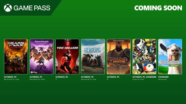 
                Dragon Age: The Veilguard, Persona 4 Golden и Gears of War: Reloaded появятся в Game Pass
            