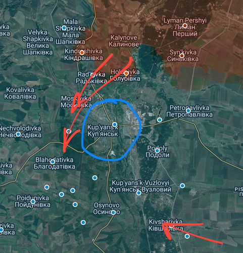 В Харьковской области большая группировка ВСУ оказалась почти в полном окружении В Харьковской области большая группировка ВСУ оказалась почти в полном окружении